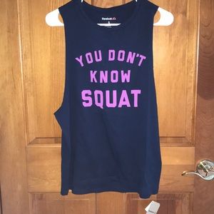 Reebok Navy Tank Top